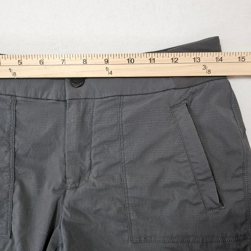 Athleta Trekkie North Shorts Gray Hiking Trekking Outdoor Women Size 2 Gorpcore - Picture 7 of 10